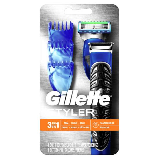 All Purpose Gillette Styler, 3 in 1 Fusion Razor for Men