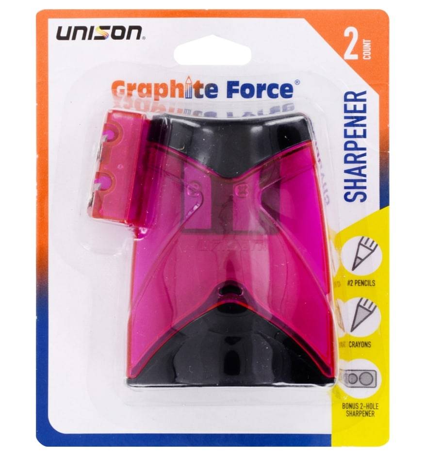 Unison Graphite Force Sharpener (2 ct)