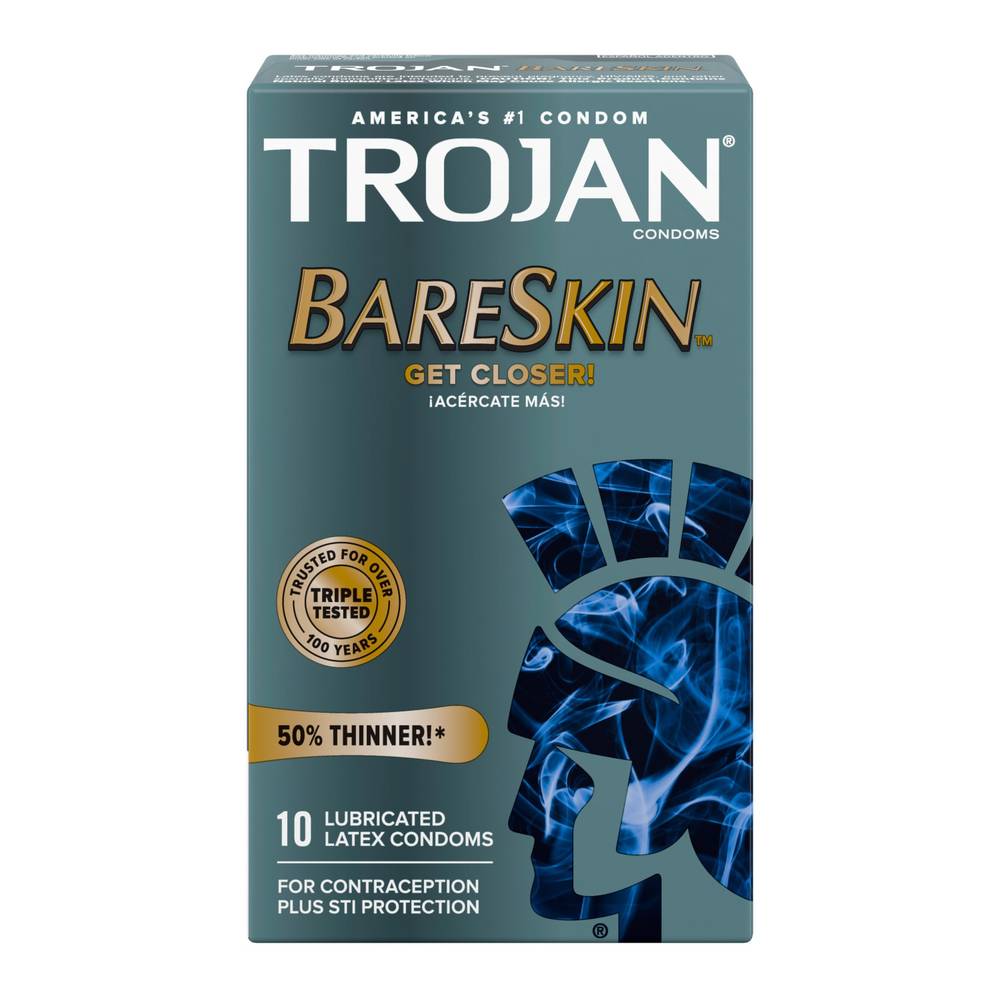 Trojan 40% Tiner Bareskin Condoms