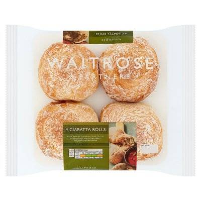 Waitrose & Partners Ciabatta Rolls