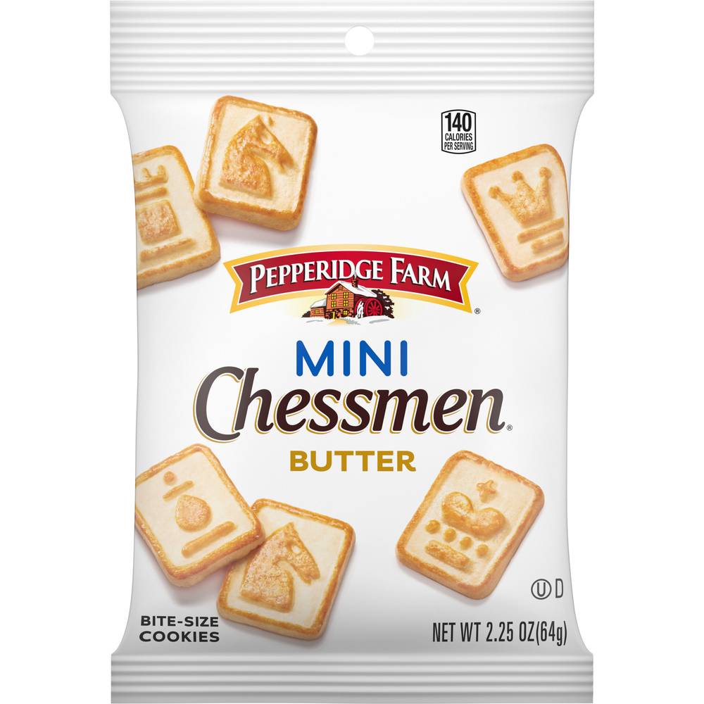 Pepperidge Farm Mini Chessmen Cookies, Butter (2.25 oz)