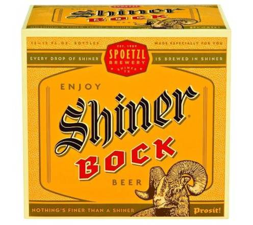SHINER BOCK, 12PACK-12OZ BOTTLE (4.60% ABV)