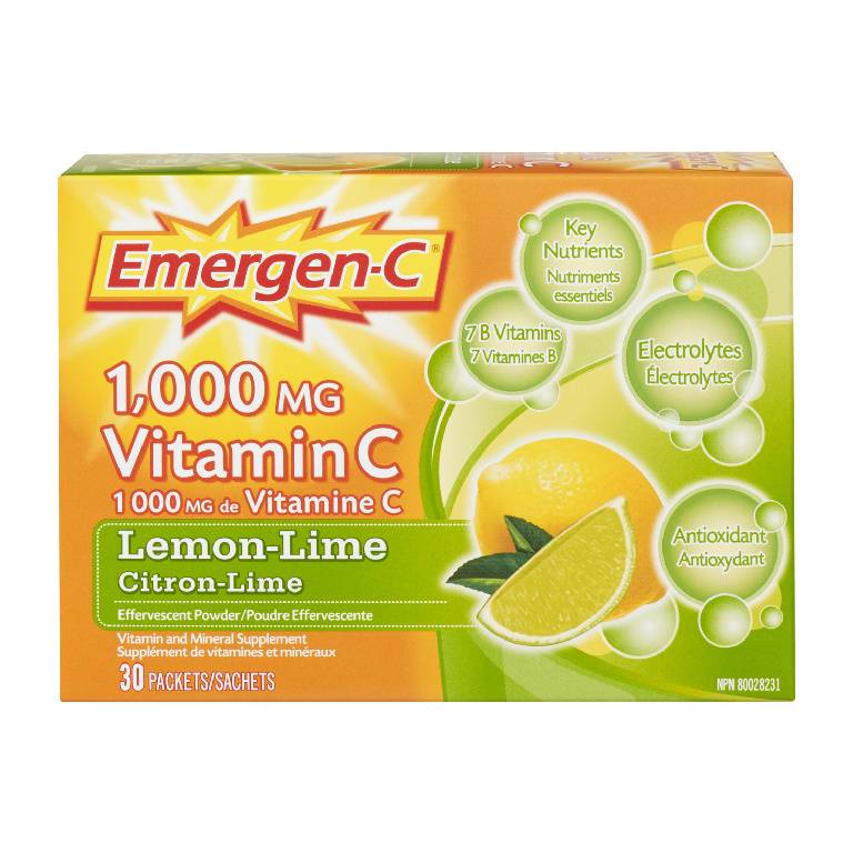 Emergen-C Vitamin C Lemon Lime 1000 mg (330 g)