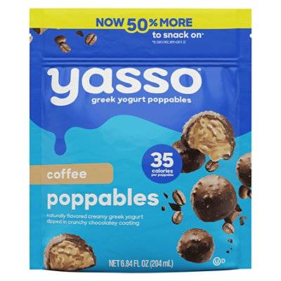 Yasso Frozen Greek Yogurt Coffee Poppables 12 Count - 6.84 Fl. Oz.