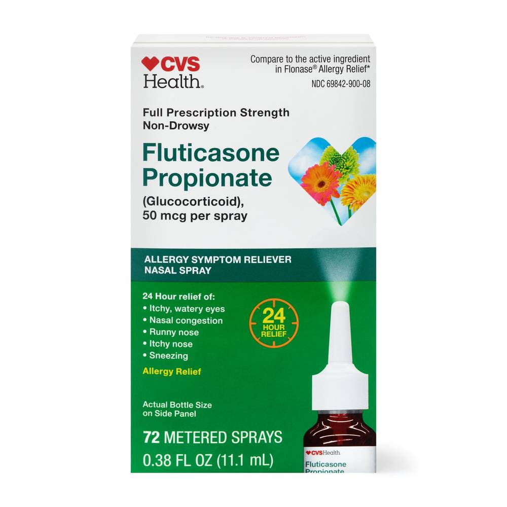 CVS Health Fluticasone Propionate Nasal Spray, UPS 50mcg, 72 Sprays