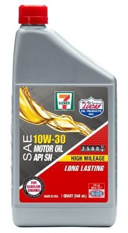 7-Eleven 10W-30 Motor Oil High Mileage 1 Quart