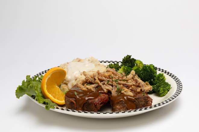 Homemade Crispy Onion Topped Meatloaf
