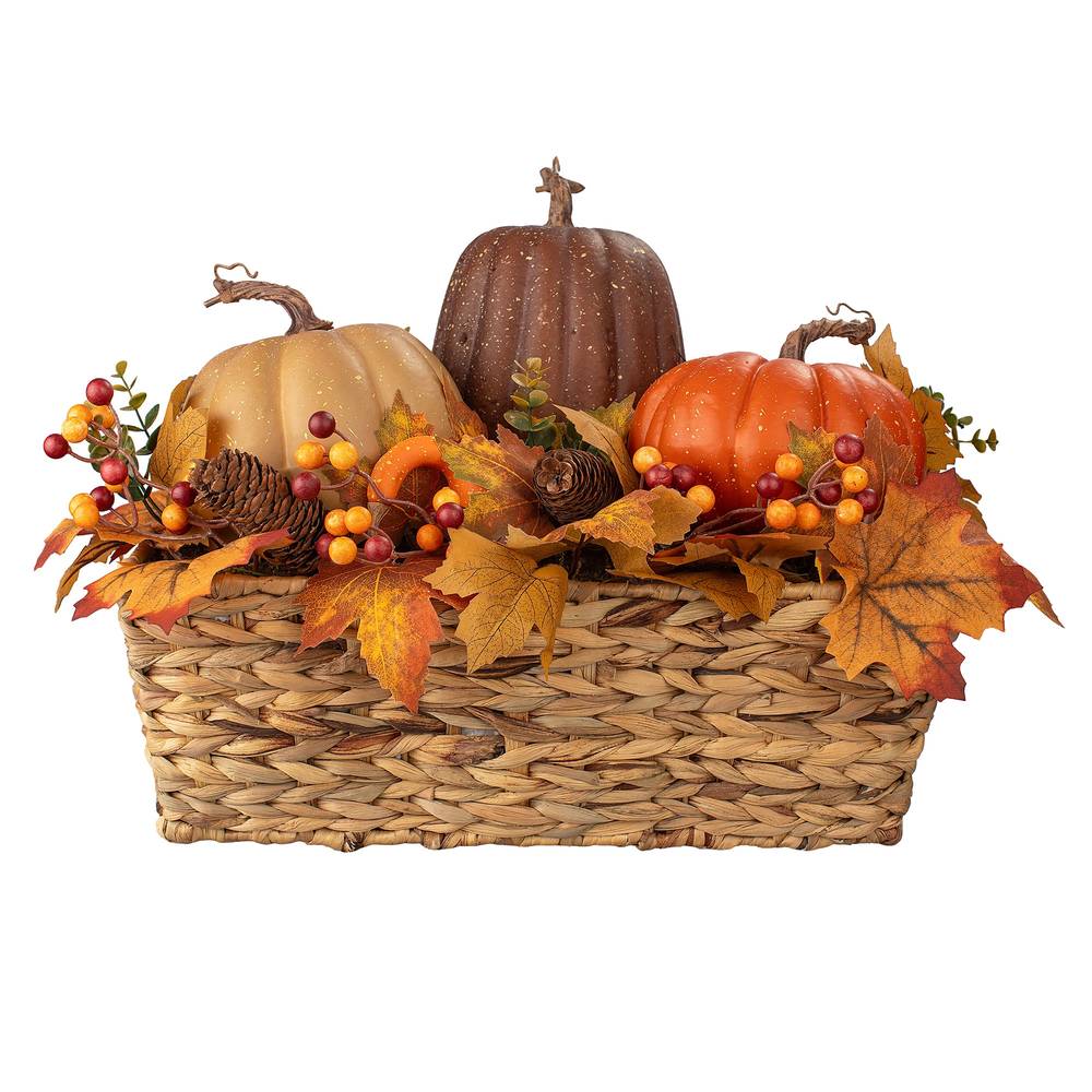 Holiday Living 15-in Harvest Basket Decor | 88G5780A