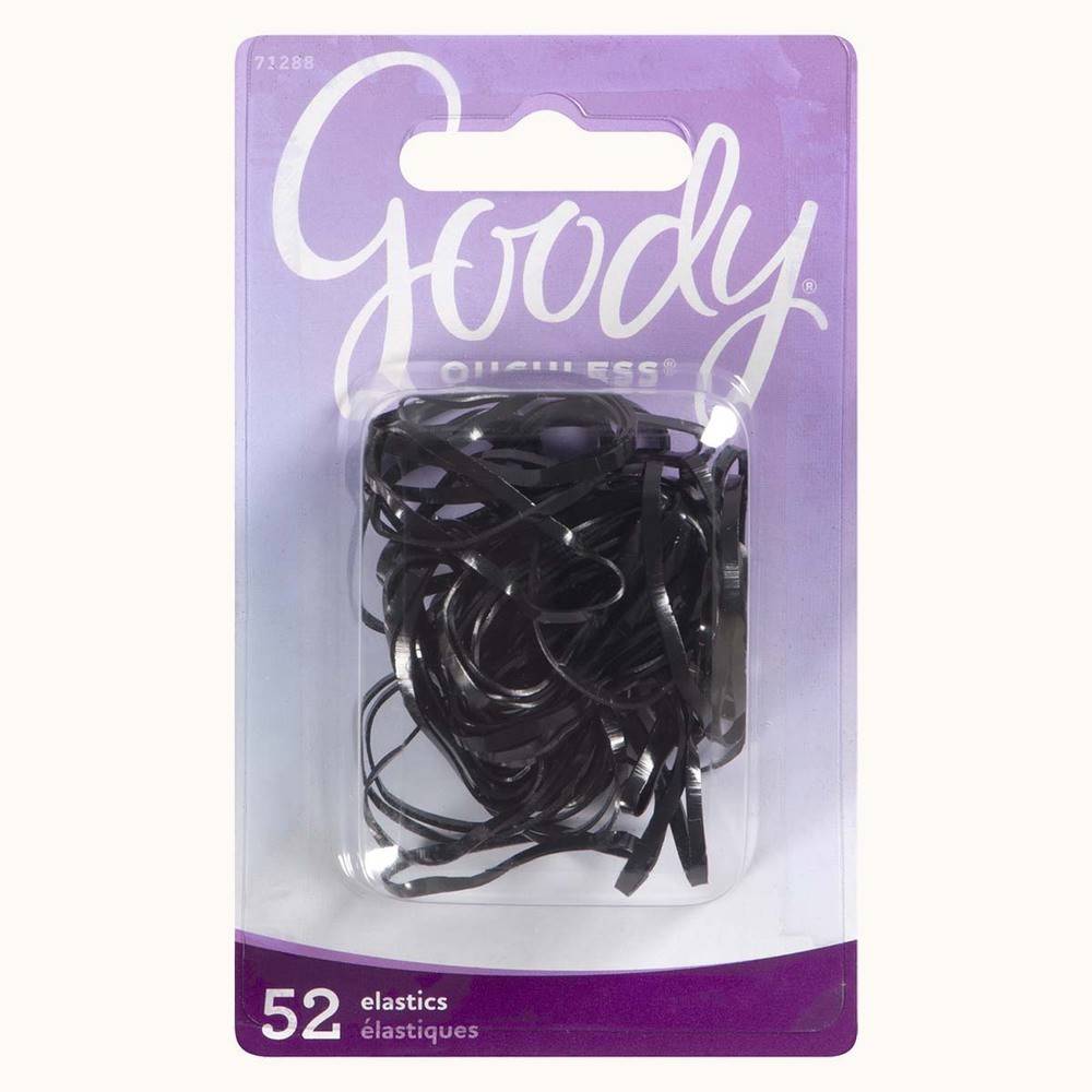 Goody Ouchless Black Elastics (pkg of 52)