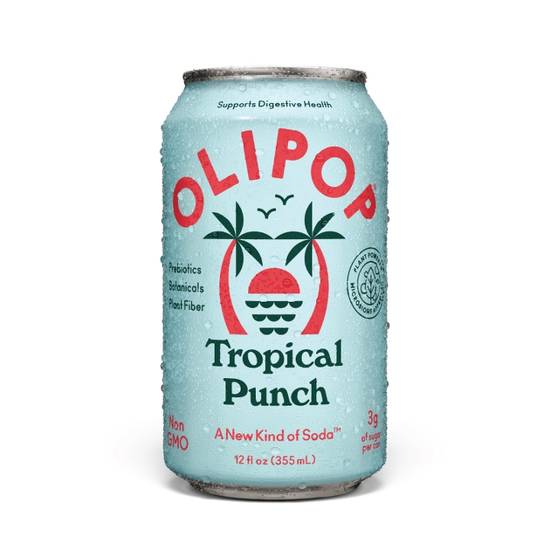 OLIPOP TROPICAL PUNCH SODA