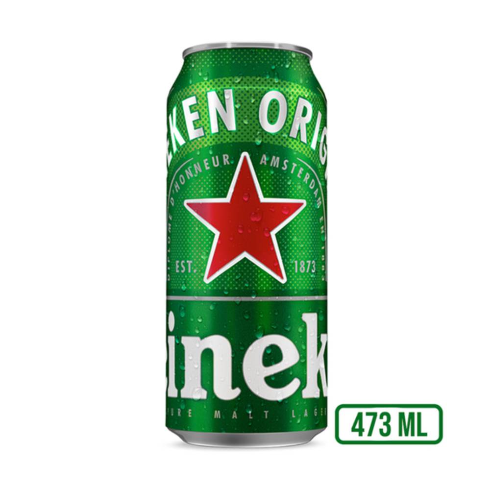 Heineken · Cerveza lager premium (473 ml)