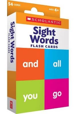 Scholastic Sight Words Flash Cards (59 ct)