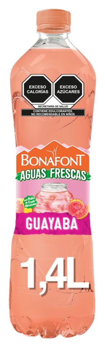 Bonafont · Aguas frescas sabor guayaba (1,4 L)