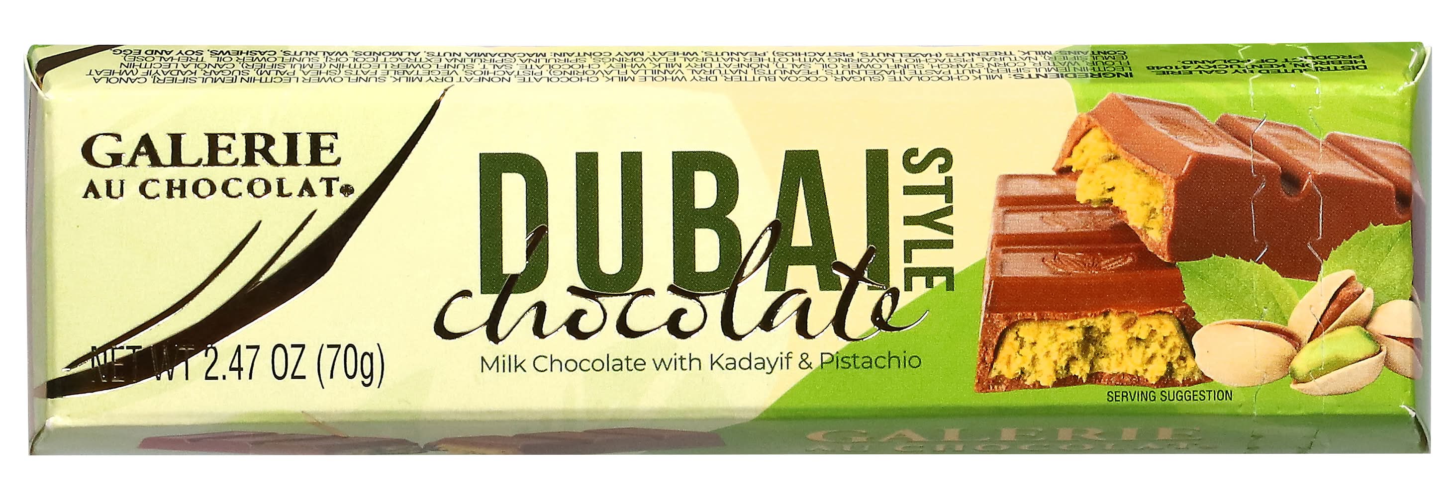 Galerie Dubai Style Chocolate Bar (2.47 oz)
