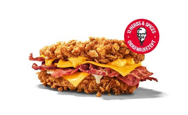 Double Down Cheese & Bacon