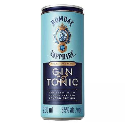 Bombay Sapphire Gin & Tonic Premix Cocktail (250ml)