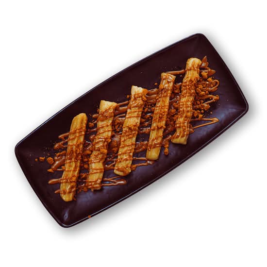 Caramelised Biscuit Churros