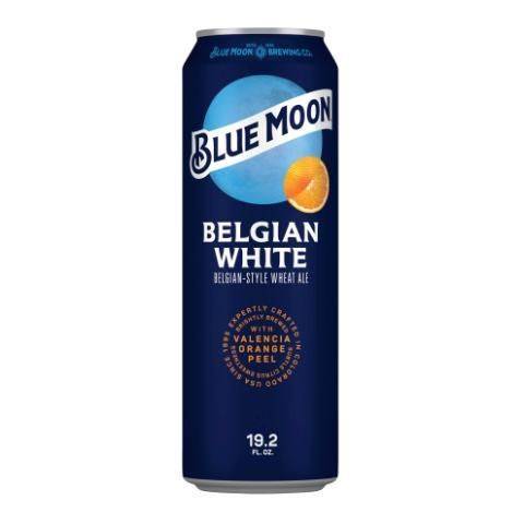 Blue Moon Belgian Style White Ale Beer in Cans (19.2 fl oz)