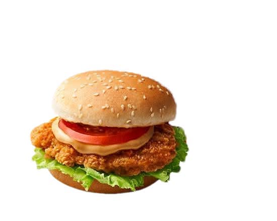 【單點】花生熔岩卡啦雞腿堡(辣)｜Peanut Butter and Crispy Chicken Burger