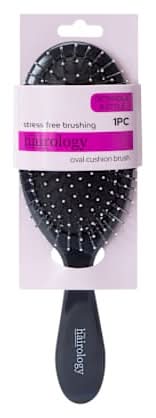 Oval Cushion Brush Black