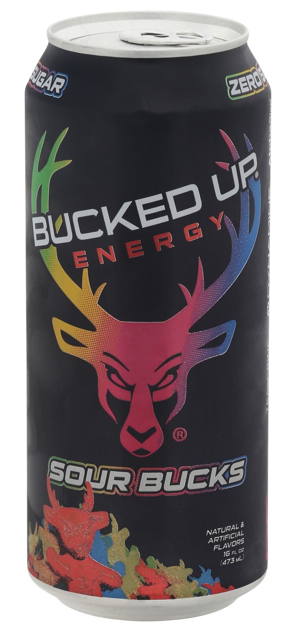Bucked Up Energy Drink, Sour Bucks (16 fl oz)