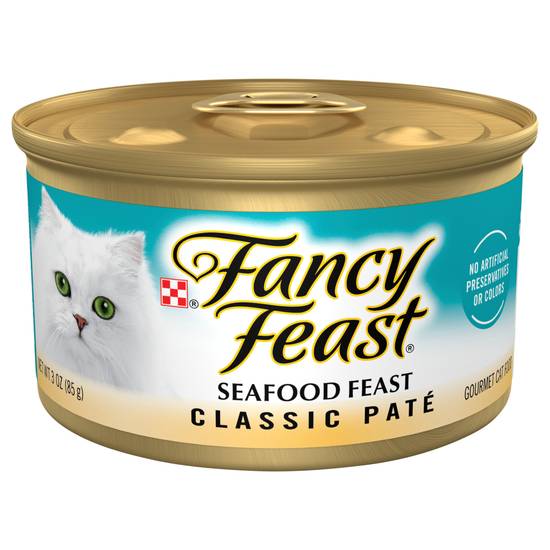 Purina Fancy Feast Classic Cat Food (seafood feast)