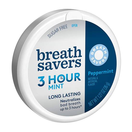 Breath Savers Peppermint Sugar Free Breath Mint