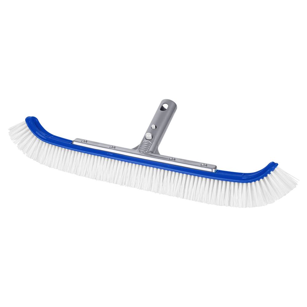 ELODEA Classic 18-in Plastic Wall Brush Pool Brush Safe For Concrete Surfaces Safe For Vinyl Surfaces Safe For Plaster Surfaces | 017250