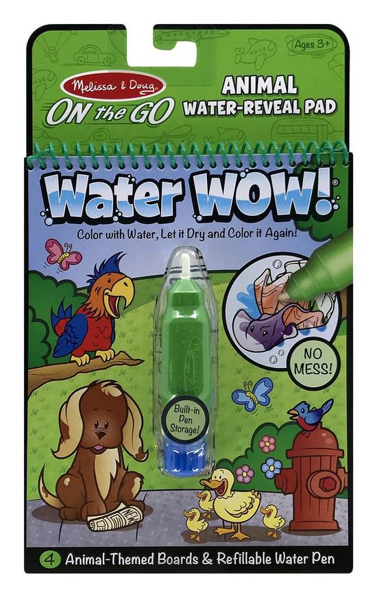 Melissa & Doug on the Go Water Wow! Animal Water-Reveal Pad (1 ct)