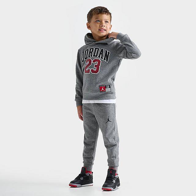 Kids' Toddler Jordan Jersey Hoodie And Jogger Pants Set (3T)