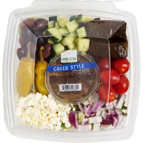 Sprouts Mediterranean Greek Salad, Family Sized (Avg. 0.96lb)