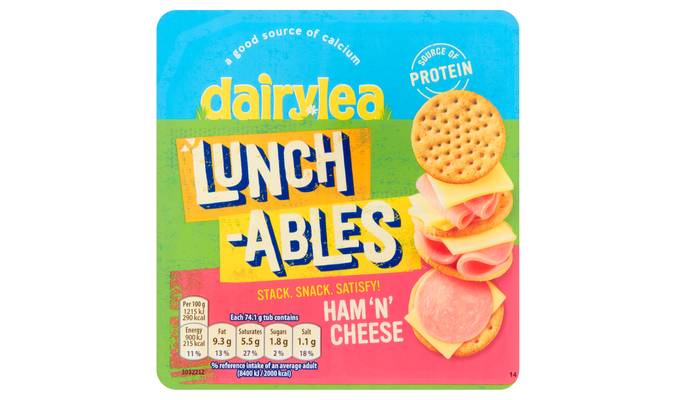 Dairylea Lunchables Ham 'n' Cheese 74.1g