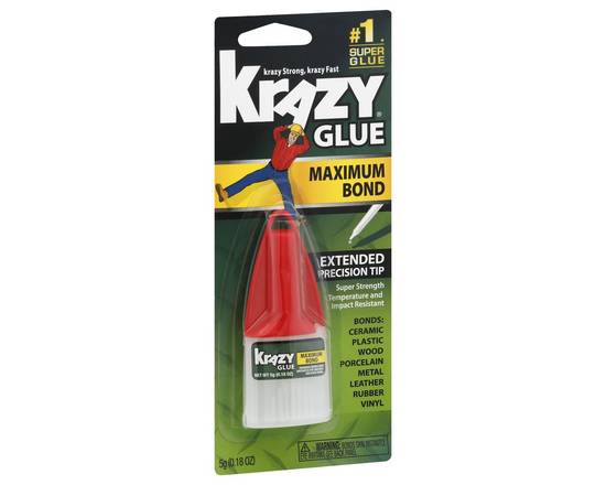 Krazy · Extra Strong Glue with Extended Precision Tip (0.18 oz)