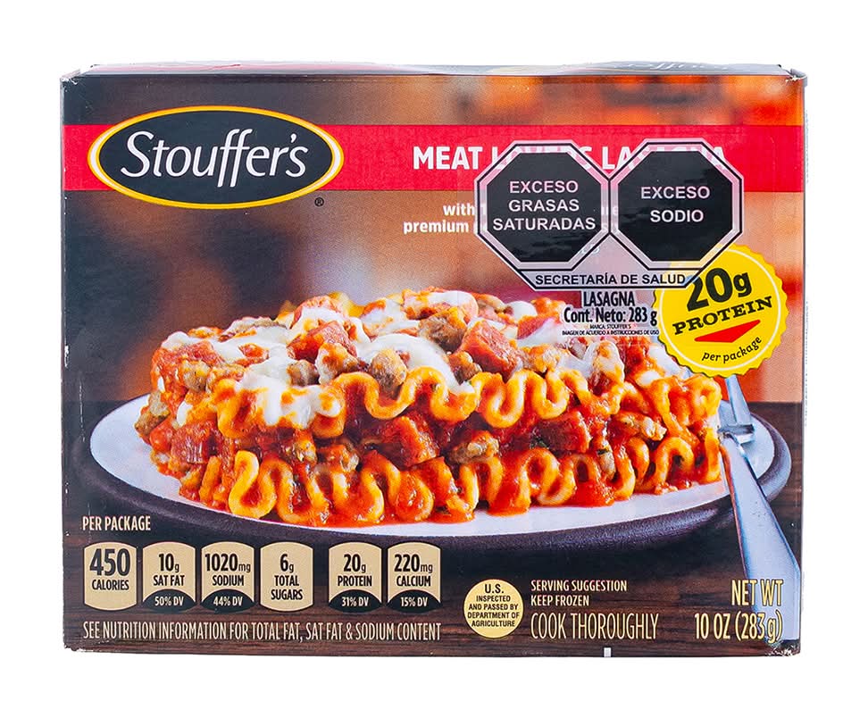 Stouffer's · Lasaña meat lovers, carne (283 g)