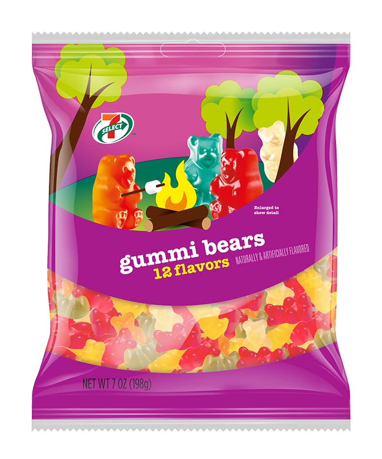 7-Select Gummi Bears, Assorted (7 oz)