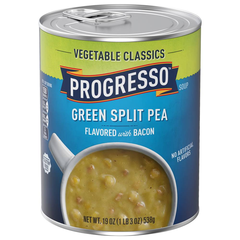 Progresso Vegetable Classics Green Split Pea Soup With Bacon