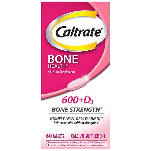Caltrate 600+D3 Calcium Supplement Tablet - 60.0 ea
