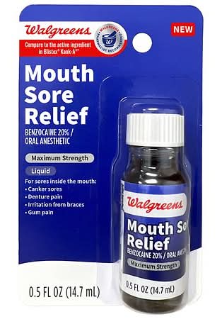 Walgreens Mouth Sore Relief Liquid (0.5 oz)