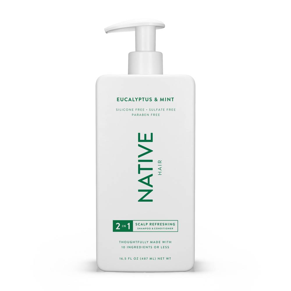 Native 2-In-1 Shampoo & Conditioner, Eucalyptus & Mint