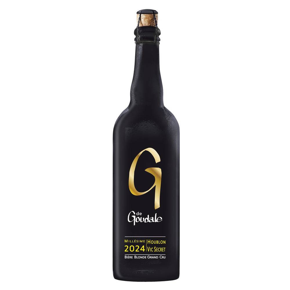 Bière Blonde "G" Houblon Grand Cru LA GOUDALE - la bouteille