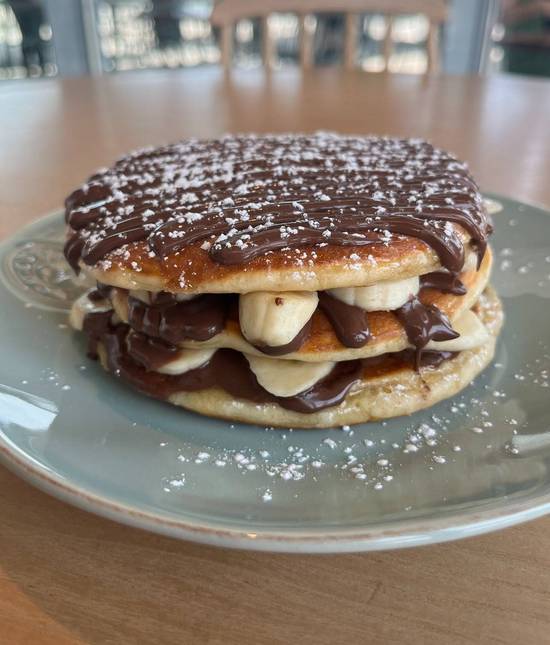 Panquecas com Nutella e Banana