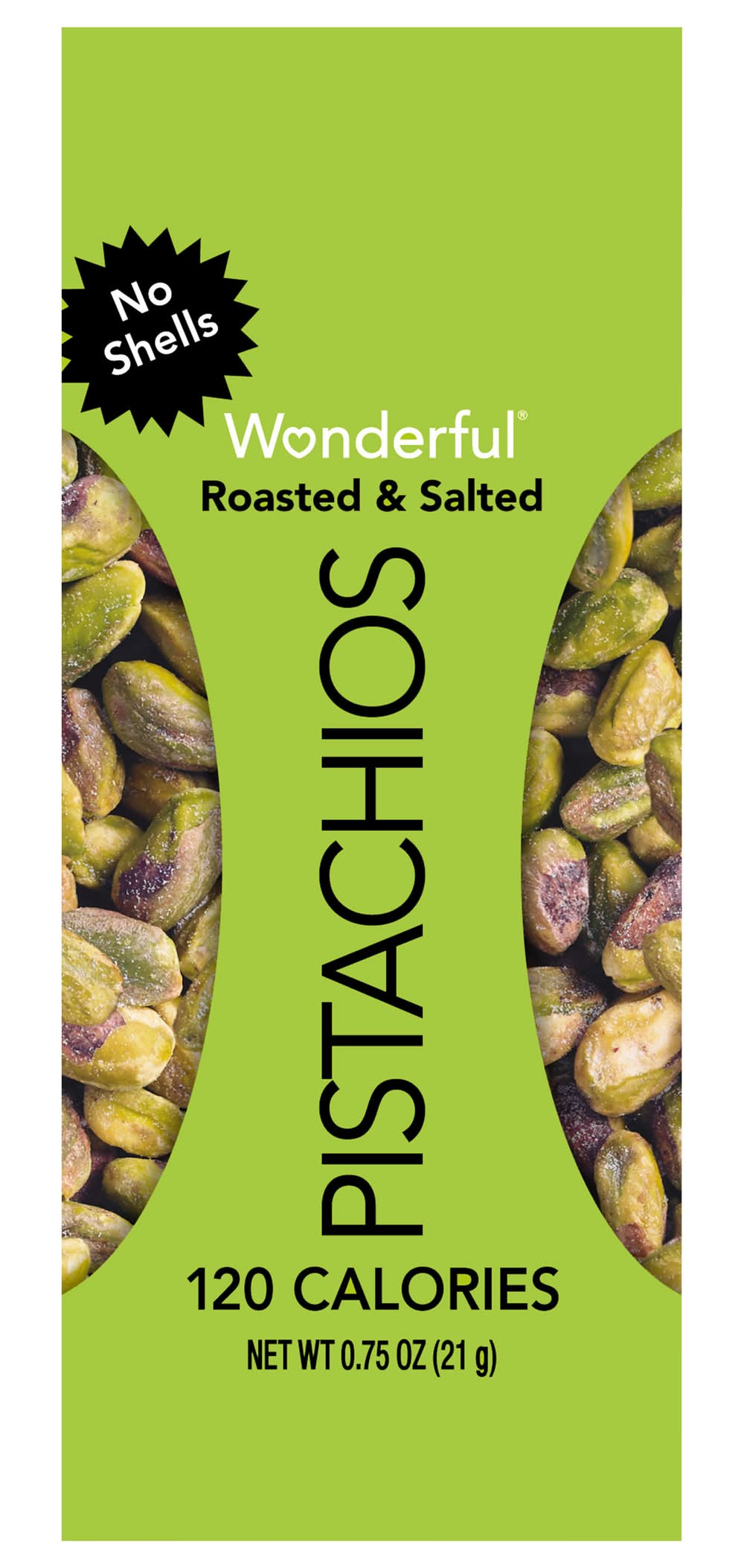 Wonderful Roasted Salted Pistachios No Shell (0.8 oz)