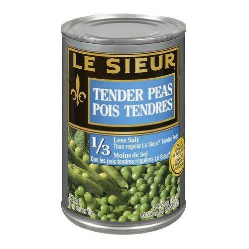 Le sieur pois tendres 1/3 moins de sel (398ml) - tender peas less salt 1/3 (398 ml)