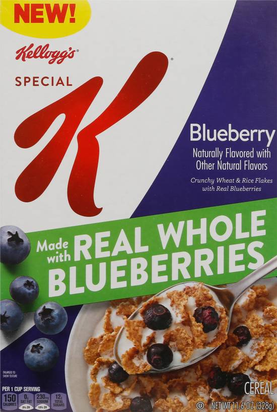 Special K Wheat & Rice Flakes Blueberries Cereal