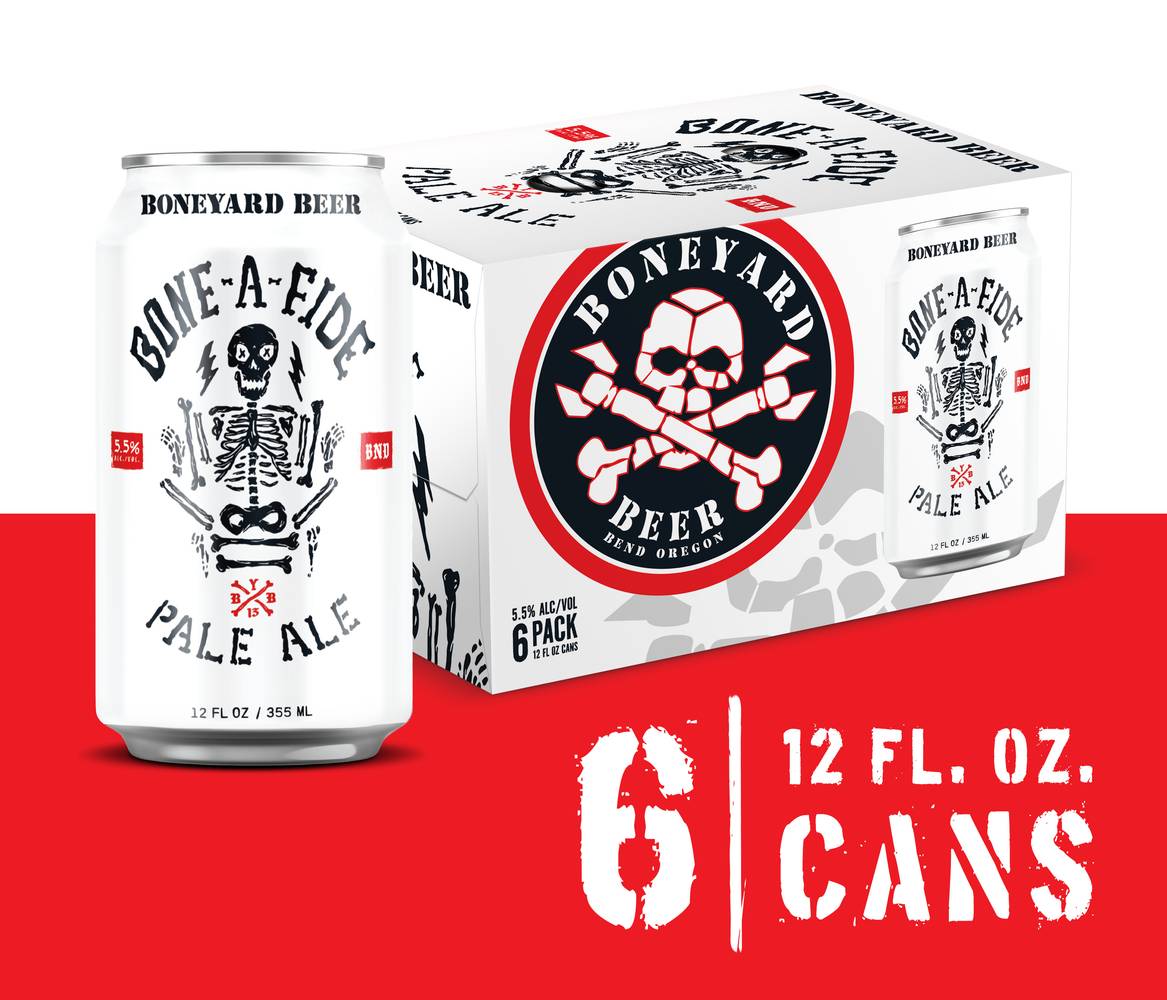 Boneyard Beer Bone a Fide Pale Ale (6 x 2 fl oz)