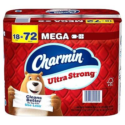 Charmin Ultra Strong Mega Toilet Paper (18 ct)