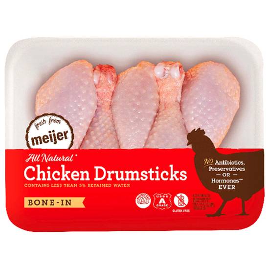 Meijer 100% All Natural Chicken Drums (approx 1.75 lbs)