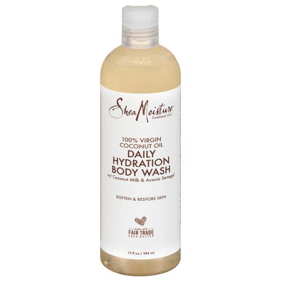 Sheamoisture Daily Hydration Body Wash 100% Virgin Coconut Oil (13 oz)