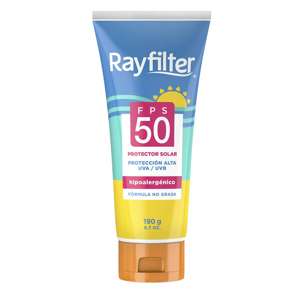 Rayfilter protector solar hipoalergénico fps 50 (pomo 190 g)