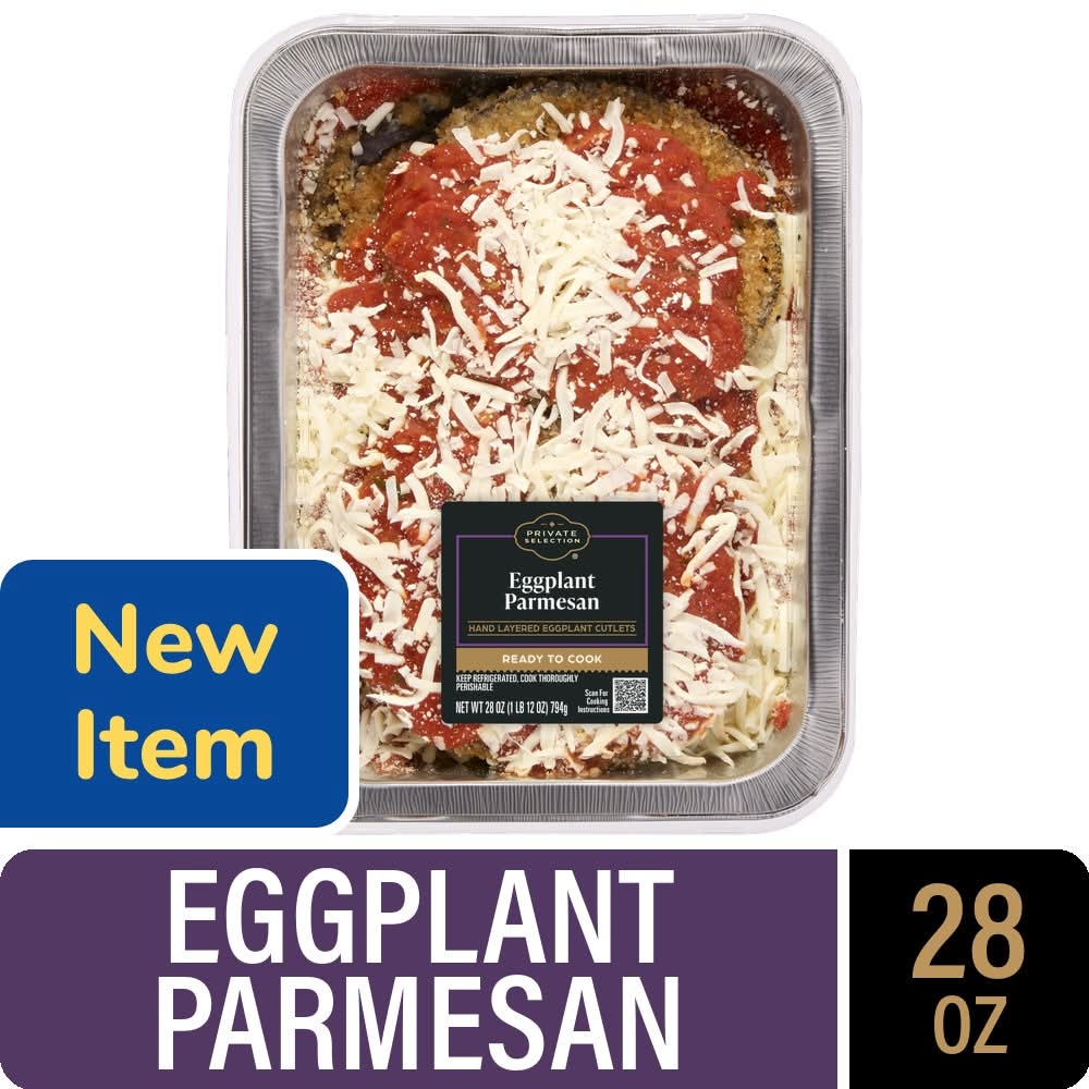 Private Selection Ready To Cook Eggplant Parmesan (28 oz)